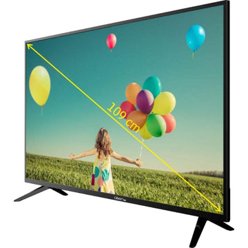 AISEN 109 Centimeter (43) A43FDS962 Full HD 1.5 GHz Quad core Processor Android Smart LED TV (2025 Model, Black)